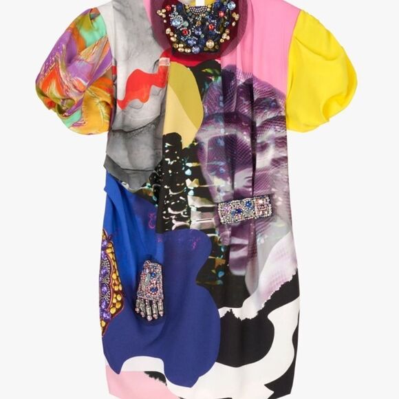 Zara limited edition jewel printed dress NWT - Picture 5 of 8